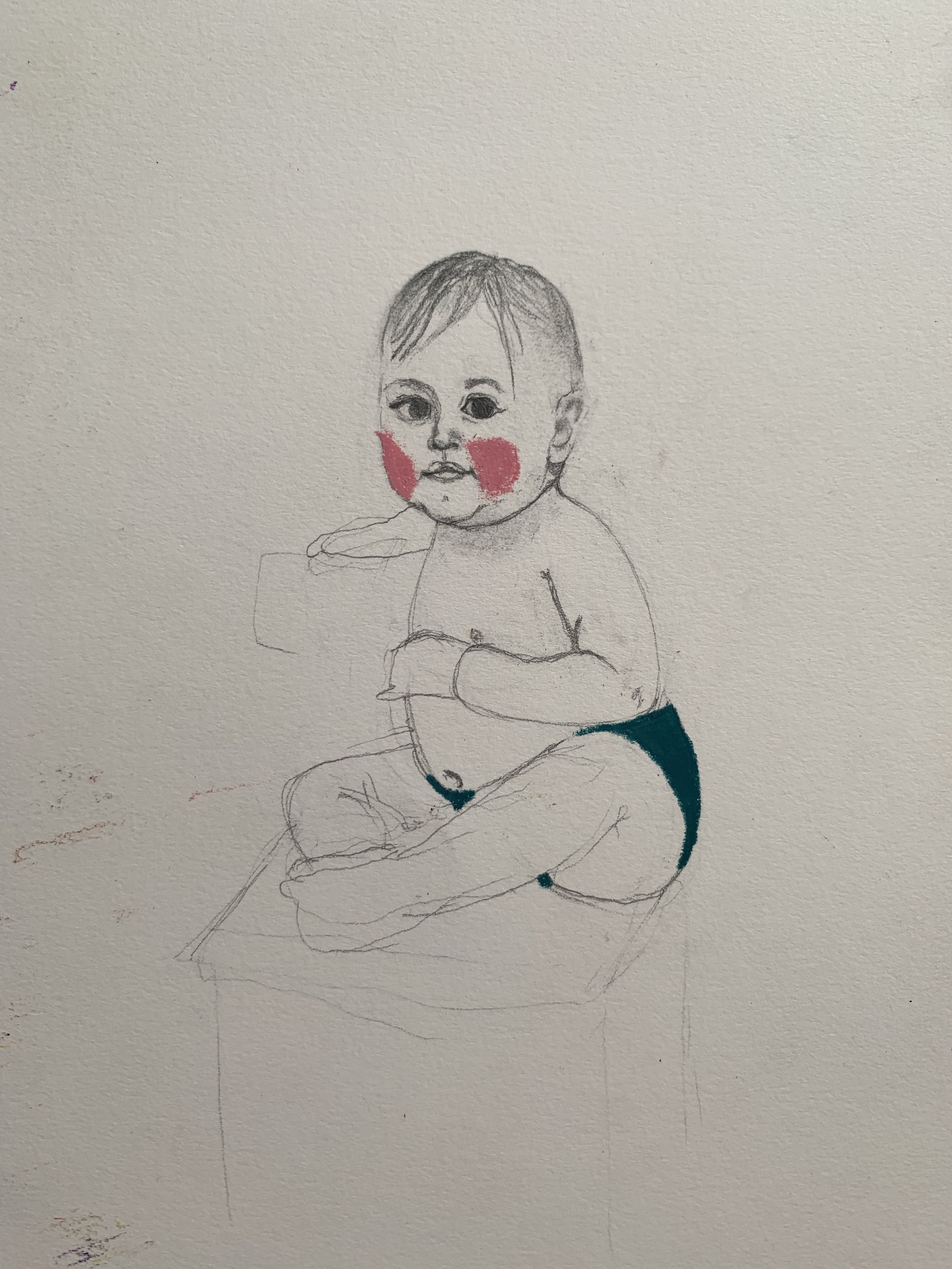 Drawing by Makeal Flammini